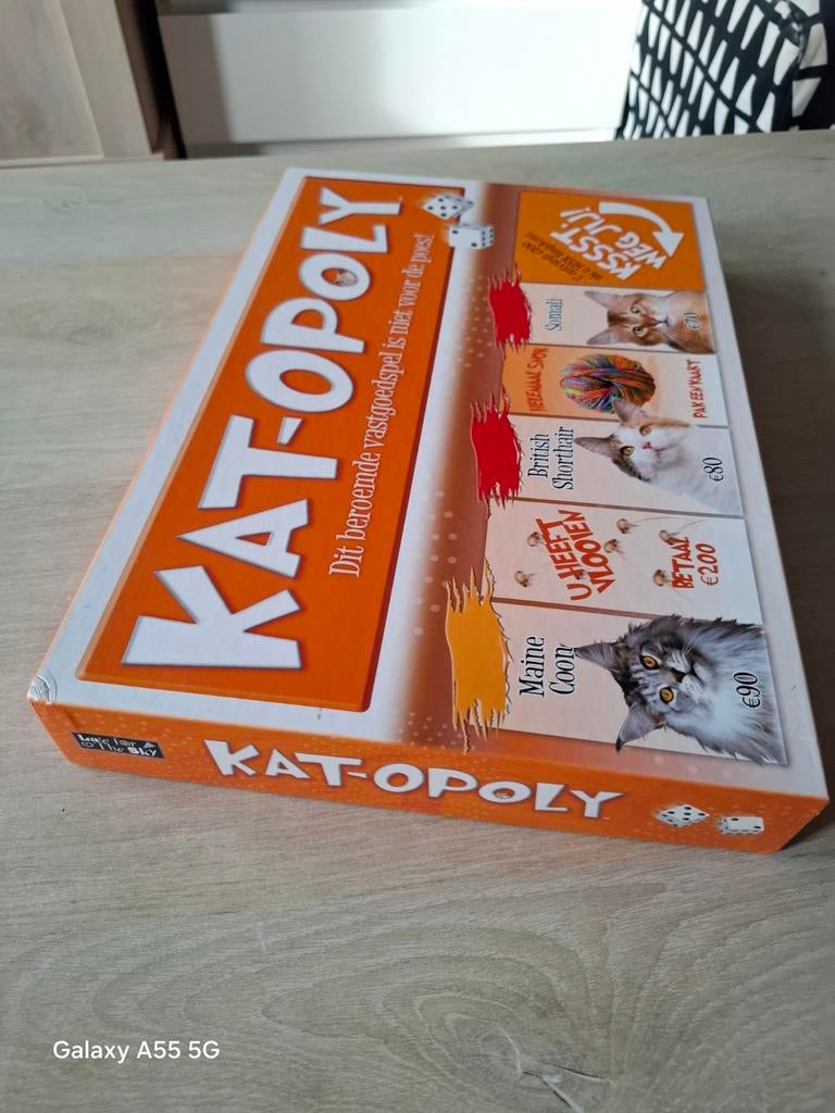 Kat-opoly Bordspel - Het Vastgoedspel voor Kattenliefhebbers, Hobby en Vrije tijd, Gezelschapsspellen | Bordspellen, Late for the Sky Production Company