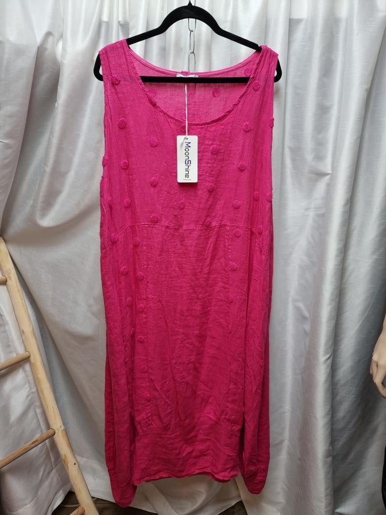 Sale linnen jurk Moonshine, Moonshine, Ophalen of Verzenden, Nieuw, Roze