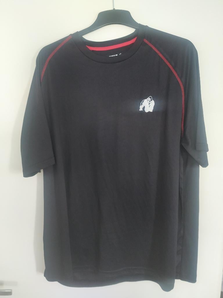 gorilla wear maat 3XL heren zwart sportshirt, Zwart, Overige maten, Ophalen of Verzenden, Zo goed als nieuw