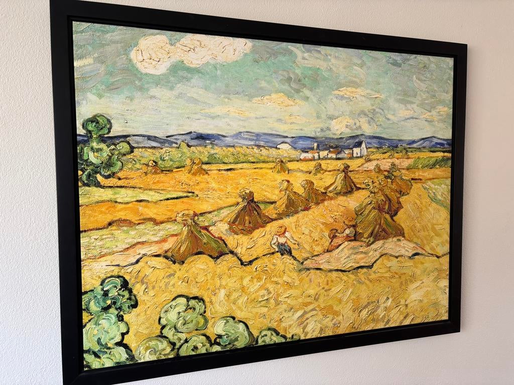 Vincent van Gogh - Korenschoven op canvas (100x128 cm), Ophalen