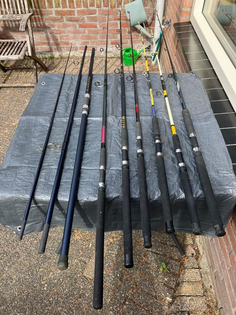 Zeevis hengelsport attributen, Ophalen of Verzenden, Zo goed als nieuw