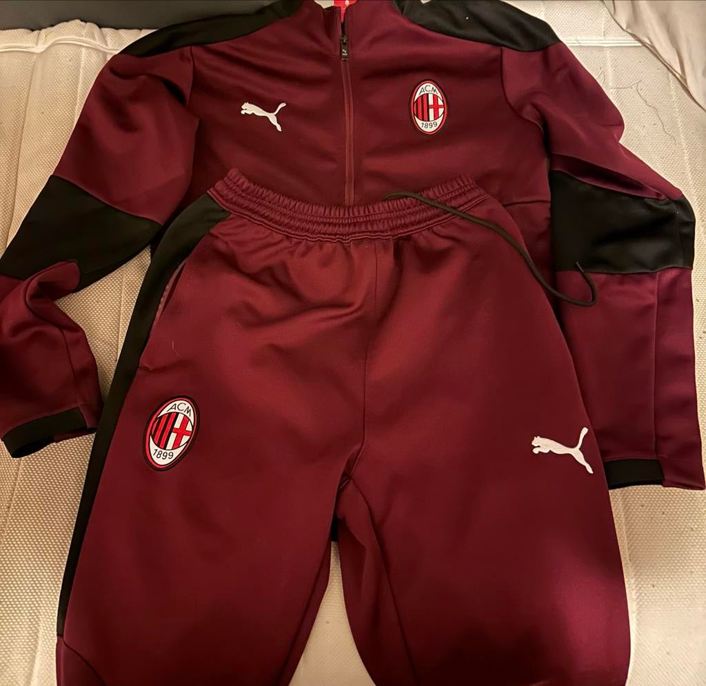 AC Milan trainingspak 2019/2020 - Maat S (Nike tech, Prada), Ophalen of Verzenden, Gedragen, Maat 46 (S) of kleiner, Voetbal