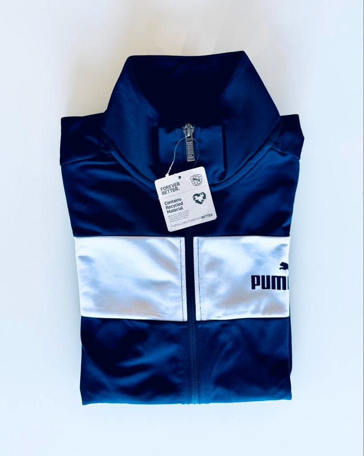 Puma Poly Colorblock trainingsjack - Navy - M, Kleding | Heren, Sportkleding, Nieuw, Algemeen, Maat 48/50 (M), Blauw, Ophalen