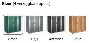 Tuinhuis tuinschuur gereedschapskast staal GRATIS BEZORGD!, Tuin en Terras, Bergingen en Tuinkasten, Verzenden, Overige typen