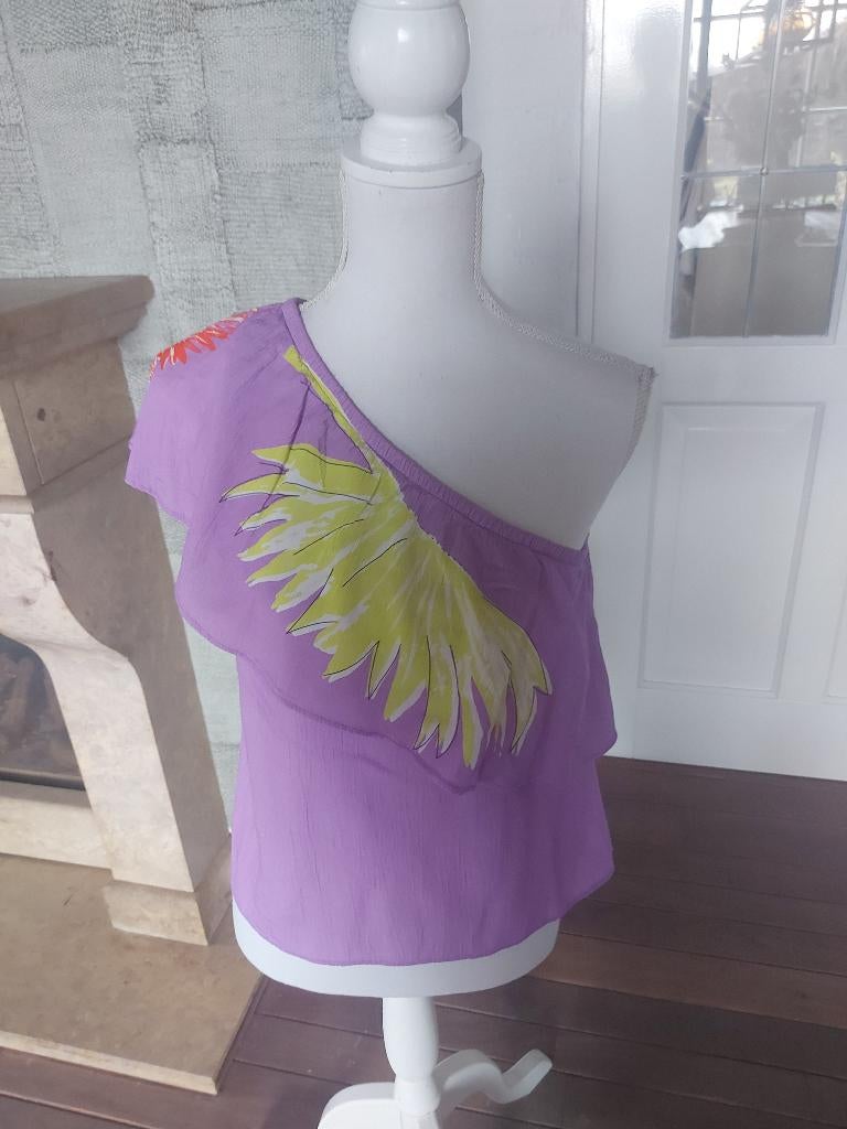 PRACHTIGE TOP VN POM AMSTERDAM IN ABSOLUTE NIEUWSTAAT!!!!!!!, Paars, Ophalen of Verzenden, Zo goed als nieuw, Pom Amsterdam