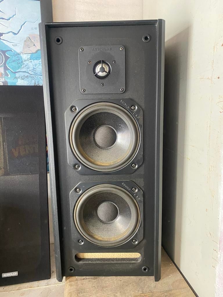 Audiolab Candor II CD Speakers - Made in Holland, Gebruikt, 60 tot 120 watt, Front, Rear of Stereo speakers, Ophalen