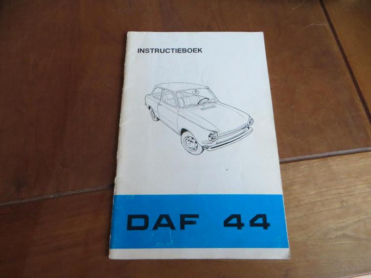 Instructieboek DAF 44 1971, zeer mooi!, Auto diversen, Handleidingen en Instructieboekjes, Ophalen of Verzenden