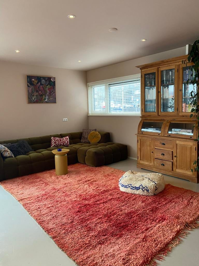 Vintage Beni Mguild Hoogpolig Tapijt - The Souks, Huis en Inrichting, Ophalen, Gebruikt, 150 tot 200 cm, 200 cm of meer