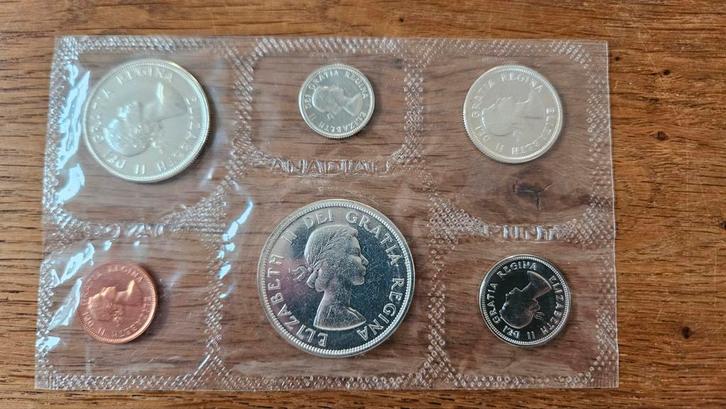 Prahtige munten set Canada 1963 - Elizabeth II, Postzegels en Munten, Munten | Amerika, Setje, Noord-Amerika, Zilver, Ophalen of Verzenden