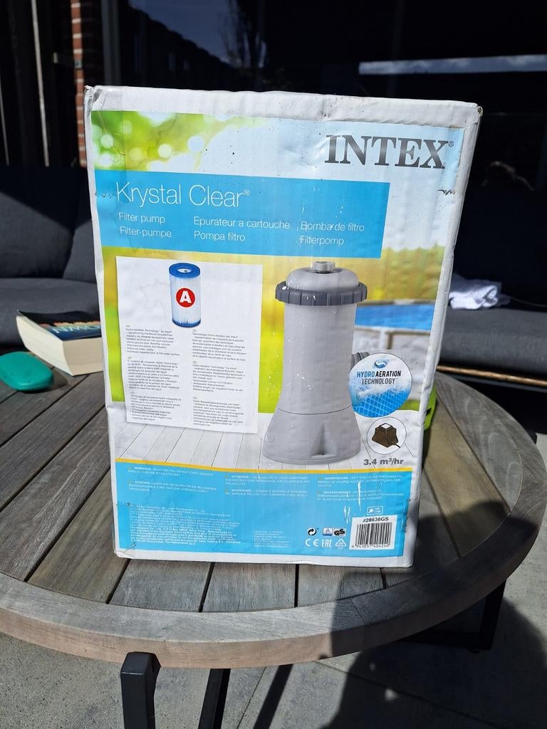 Intex 638G zwembadpomp, nieuw in doos, Tuin en Terras, Zwembad-toebehoren, Ophalen of Verzenden