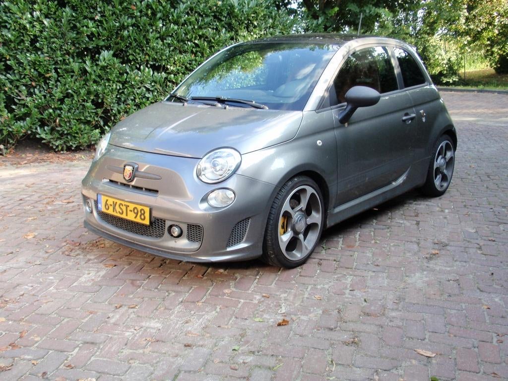Velgen met Michelin banden 17inch, Fiat 500 Abarth., Auto-onderdelen, Banden en Velgen, Ophalen, Gebruikt, Banden en Velgen, 17 inch