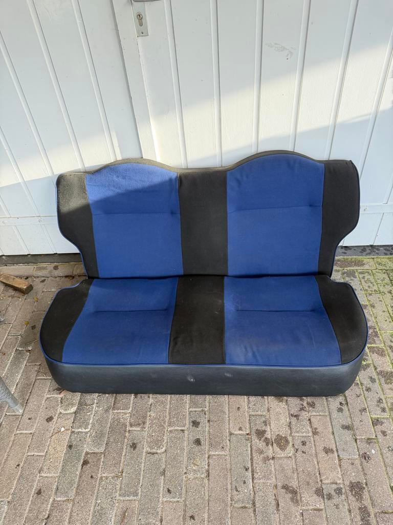 Achterbank Citroën Saxo blauw zwart, Ophalen, Gebruikt, Citroën