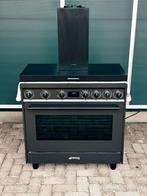 Smeg Fornuis Inductie met Afzuigkap, Witgoed en Apparatuur, Fornuizen, Ophalen, Warmhoudplaat, 60 cm of meer, Zo goed als nieuw