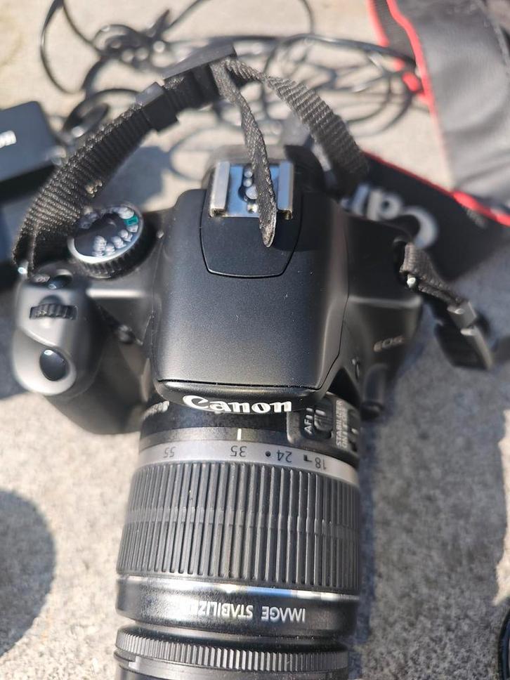 Canon EOS 450D Spiegelreflexcamera met 18-55mm lens, Audio, Tv en Foto, Fotocamera's Digitaal, Gebruikt, Spiegelreflex, Canon