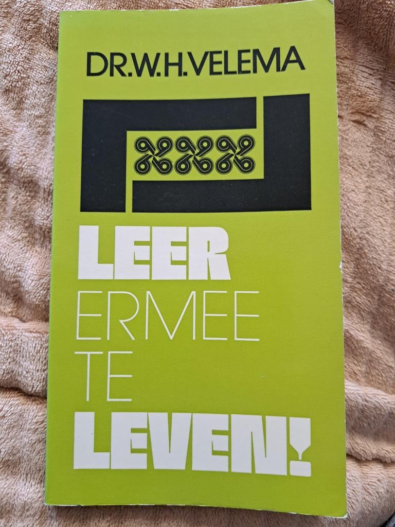 Boek Leer ermee te leven, Boeken, Ophalen of Verzenden, Gelezen, Dr. W.H. Velema