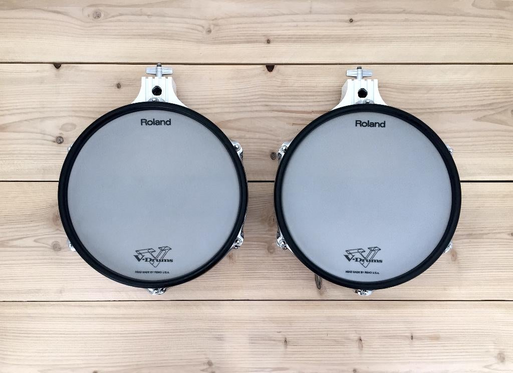Roland PD-100 White Single triggered pad (PD100), Ophalen of Verzenden, Zo goed als nieuw, Drums of Percussie