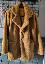 Okergele Teddy jas maat M, Ophalen of Verzenden, Zo goed als nieuw, Maat 38/40 (M), Geel