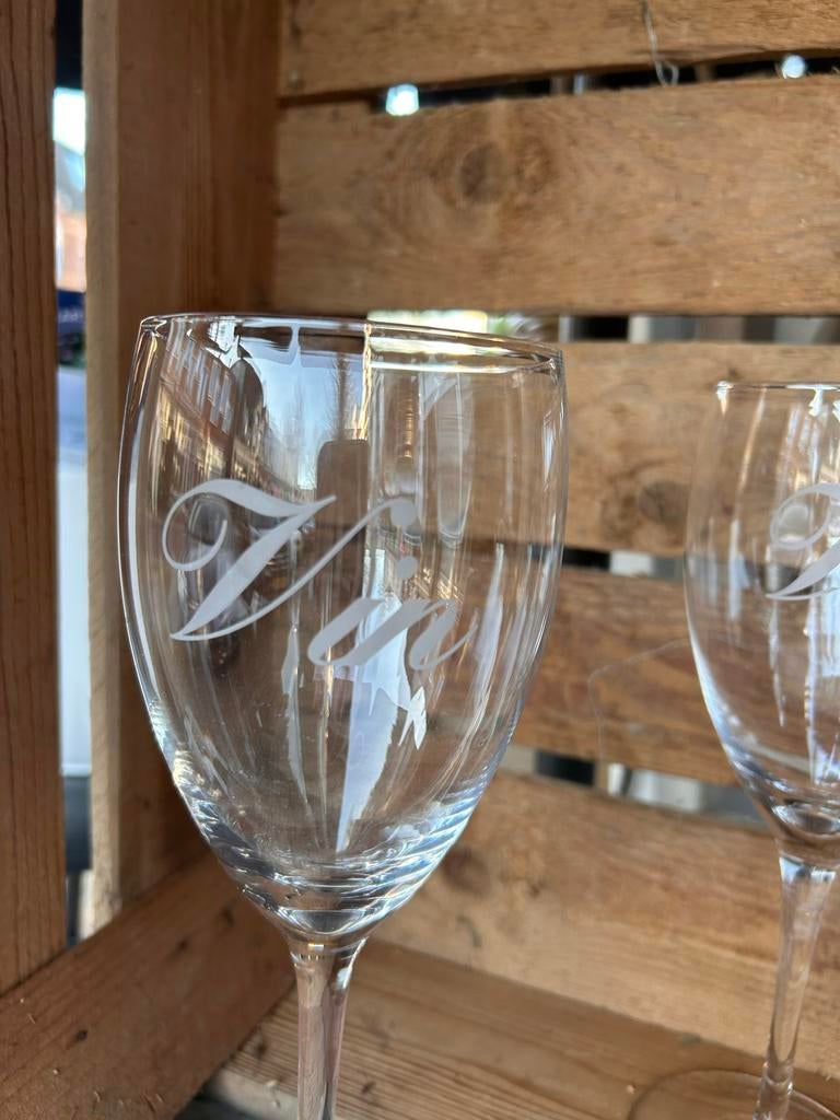 Riviera Maison Wijn Glazen - Set van 2, ., Ophalen of Verzenden, Zo goed als nieuw, .