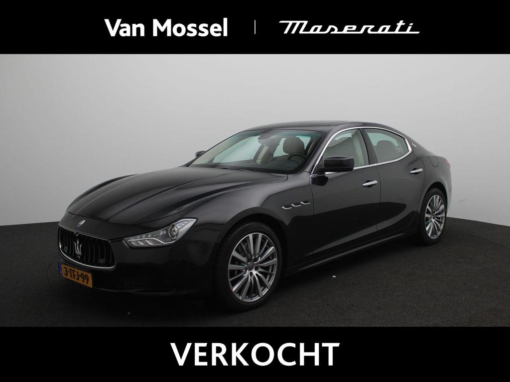 Maserati Ghibli 3.0 S | 480PK | Carplay | Autohoes | Volledi, Auto's, Maserati, Automaat, Achterwielaandrijving, Gebruikt, Zwart