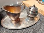 vintage verzilverd roomstel, Antiek en Kunst, Antiek | Goud en Zilver, Ophalen of Verzenden