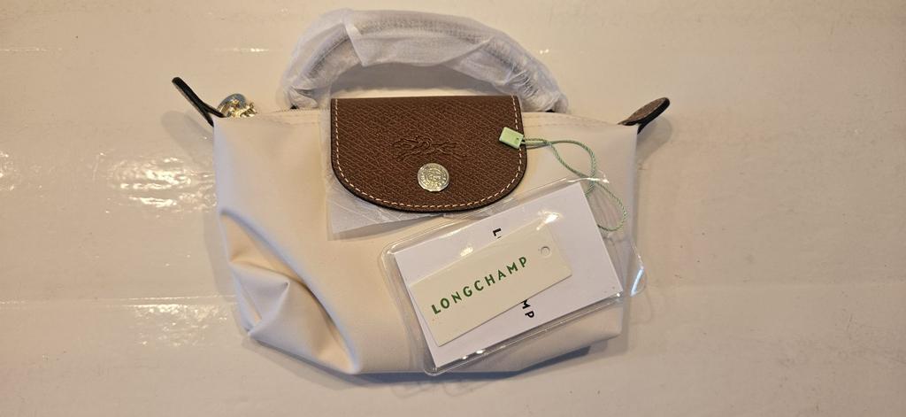 Longchamp Le Pliage mini / XS, Sieraden, Tassen en Uiterlijk, Tassen | Damestassen, Ophalen of Verzenden, Nieuw, Beige, Handtas