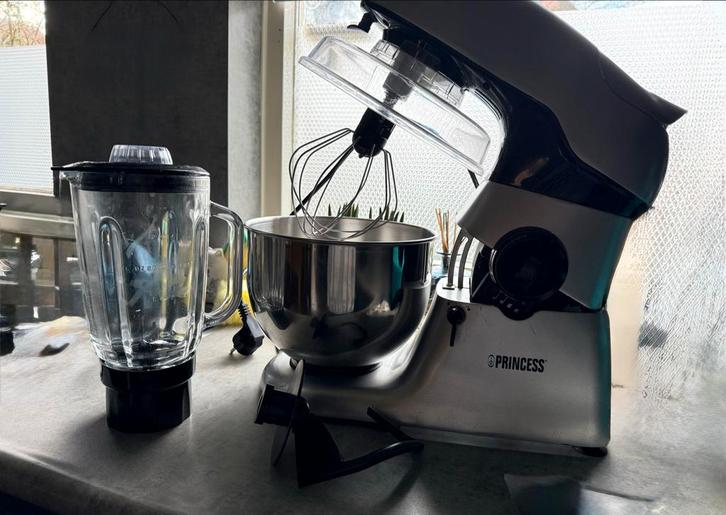 Princess Mixer/Blender - Keukenmachine, Witgoed en Apparatuur, Keukenmixers, Gebruikt, 1 tot 2 liter, 3 snelheden of meer, Vaatwasserbestendig