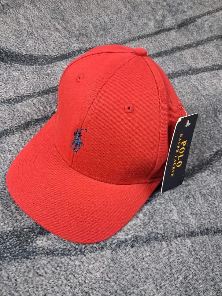 Polo Ralph Lauren Pet Rood – Nieuw met Tags – Unisex, Kleding | Heren, Hoeden en Petten, Nieuw, Pet, One size fits all, Ophalen of Verzenden