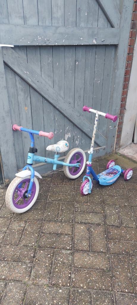 Frozen step en loopfiets, Ophalen, Gebruikt