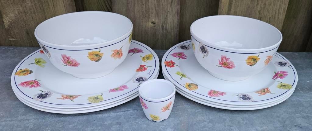 Mepal Janneke Brinkman Salentijn camping serviesdelen tulips, Ophalen of Verzenden, Gebruikt