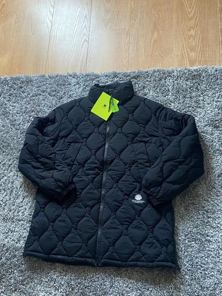 NASA Quilted Patrol Jas Zwart met Wit Logo in Maat S, Kleding | Heren, Jassen | Zomer, Nieuw, Maat 46 (S) of kleiner, Zwart, Ophalen of Verzenden