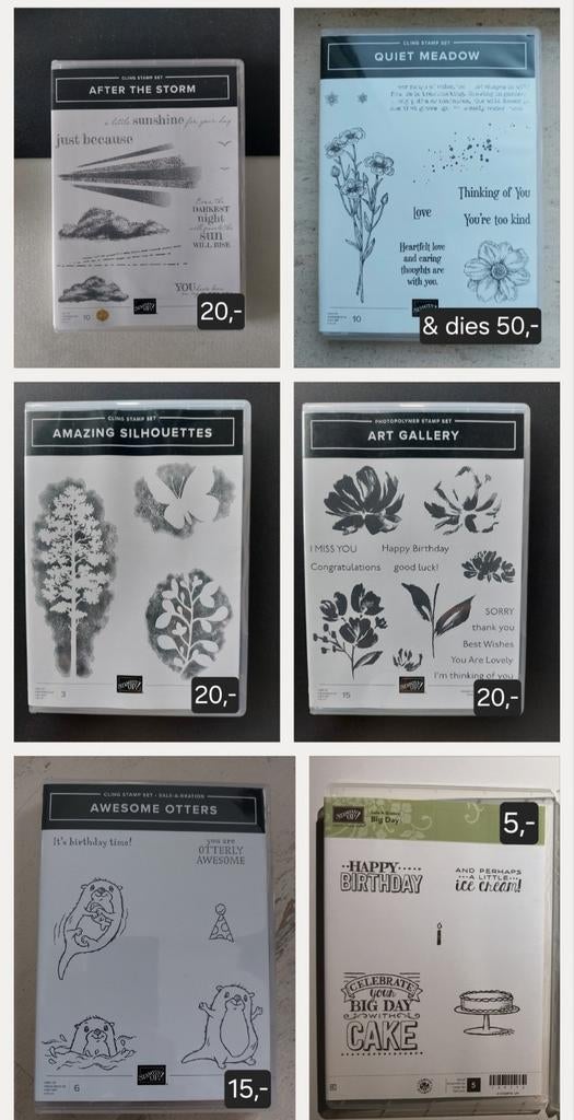 Stampin Up, Ophalen of Verzenden, Clearstamp