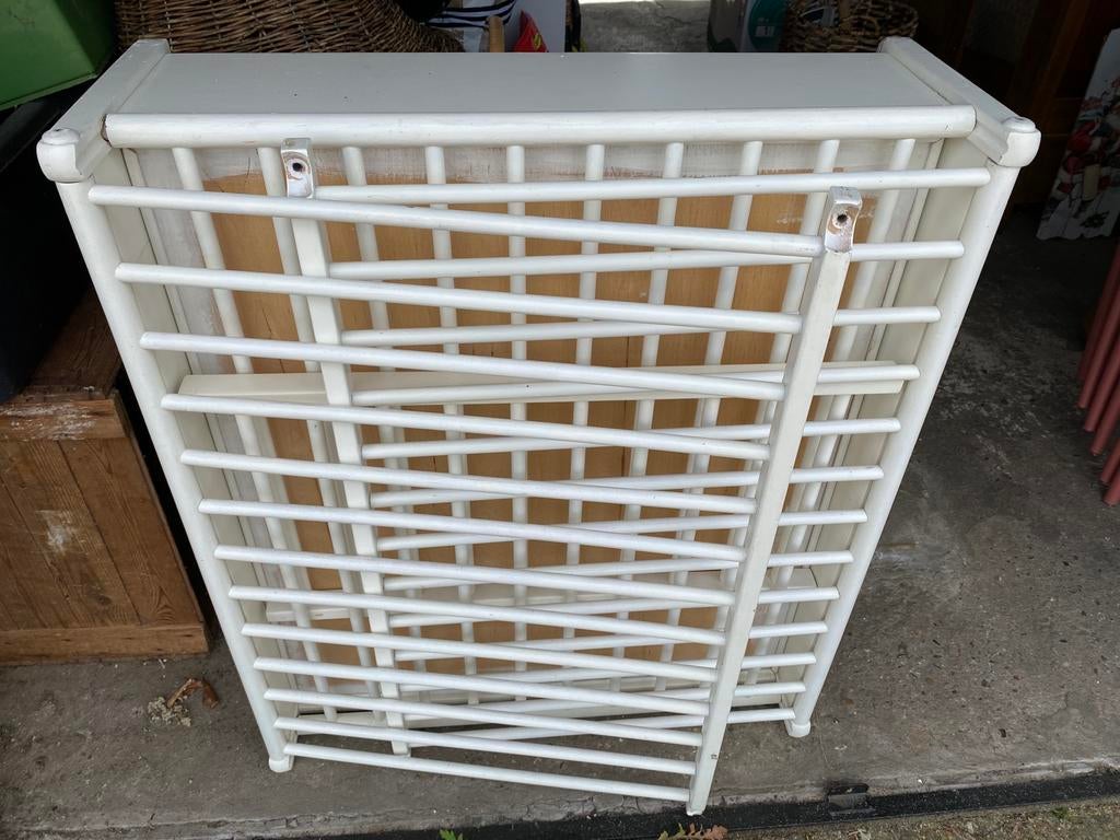 Inklapbare box wit, Kinderen en Baby's, Ophalen, Gebruikt, In hoogte verstelbaar