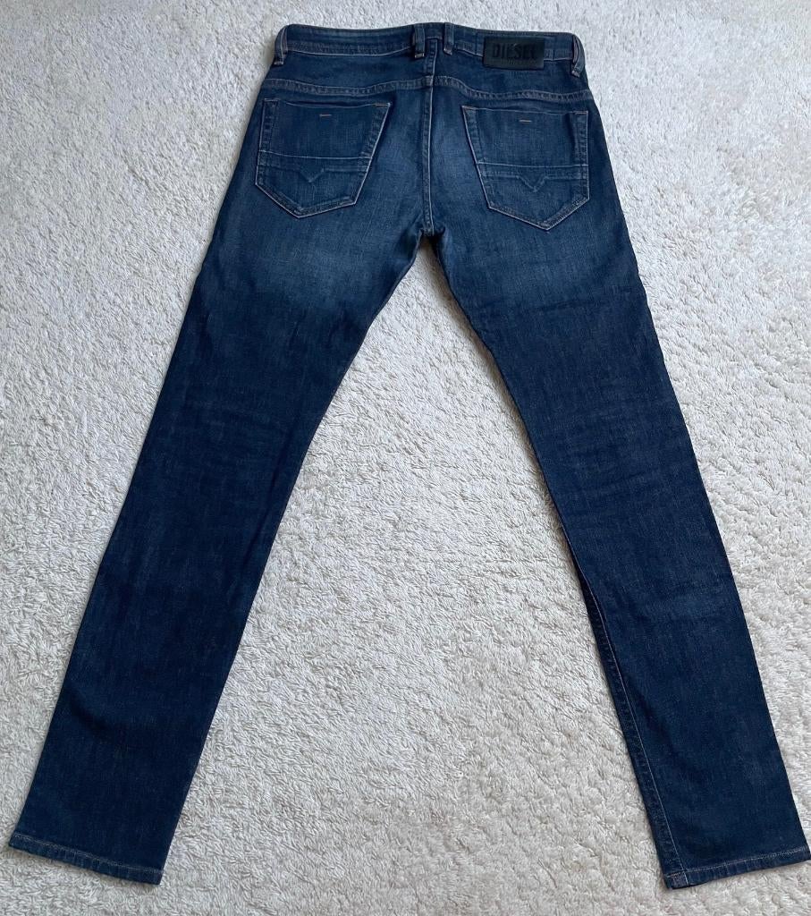 DIESEL THOMMER W30 L32 Slim, Kleding | Heren, Spijkerbroeken en Jeans, Zo goed als nieuw, W32 (confectie 46) of kleiner, Blauw