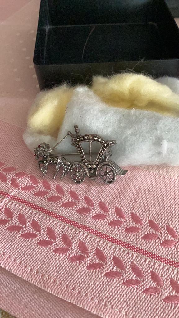 Zilver met markezietjes  oud puntgaaf, Verzenden, Zo goed als nieuw