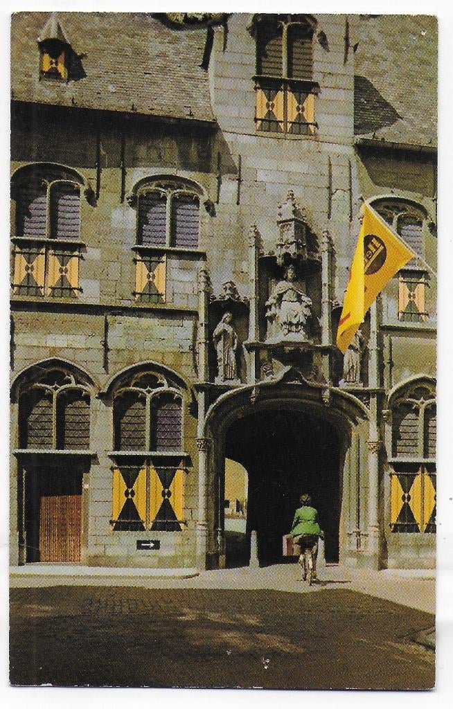Middelburg Gistpoort.oude gelopen ansichtkaart ( b6392 ), Ophalen of Verzenden, 1960 tot 1980, Gelopen, Zeeland