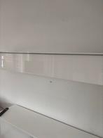 Moderne hangende wandkast wit - 180x28x25 cm, Gebruikt, 150 tot 200 cm, Ophalen of Verzenden, Minder dan 100 cm