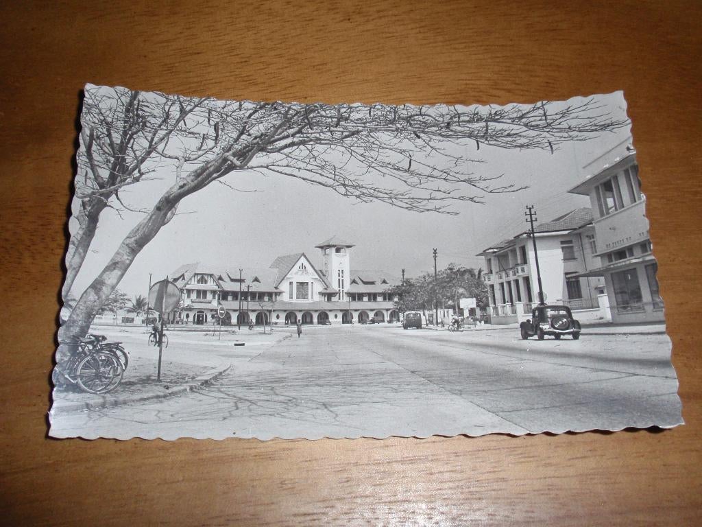 Station Pointe Noire Congo, Verzenden, 1960 tot 1980, Ongelopen, Buiten Europa