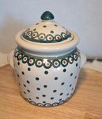 ( Bolesławiec ) Poolse uien / knoflookpot, Antiek en Kunst, Ophalen of Verzenden