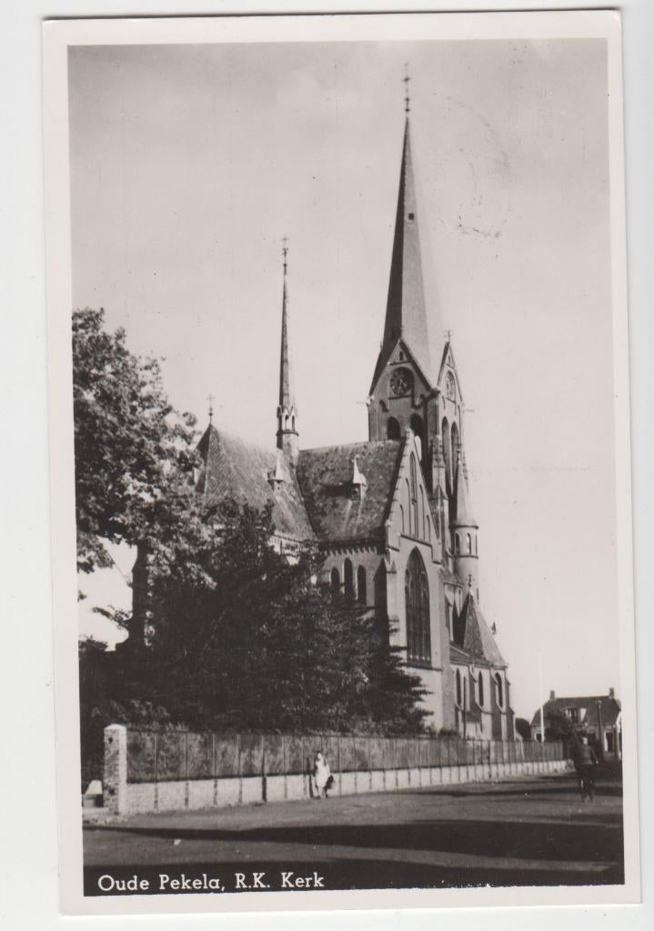 162 Oude Pekela 1952 RK Kerk 1952 B87, Verzenden, 1940 tot 1960, Gelopen, Groningen