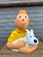 Kuifje met Bobbie beeld - Decoratie figuur, Ophalen, Zo goed als nieuw, Mens