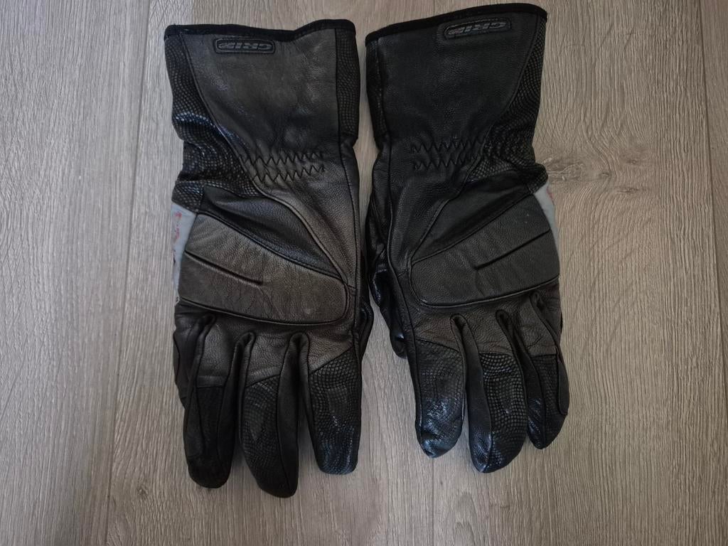 Leren motorhandschoenen Grid - Maat L/XL, Motoren, Heren, Handschoenen, Tweedehands, Ophalen
