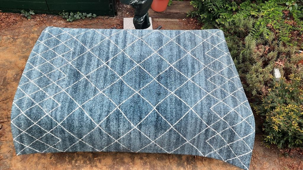 Turks tapijt/kleed, Huis en Inrichting, Stoffering | Tapijten en Kleden, Ophalen, Blauw, 150 tot 200 cm, 200 cm of meer