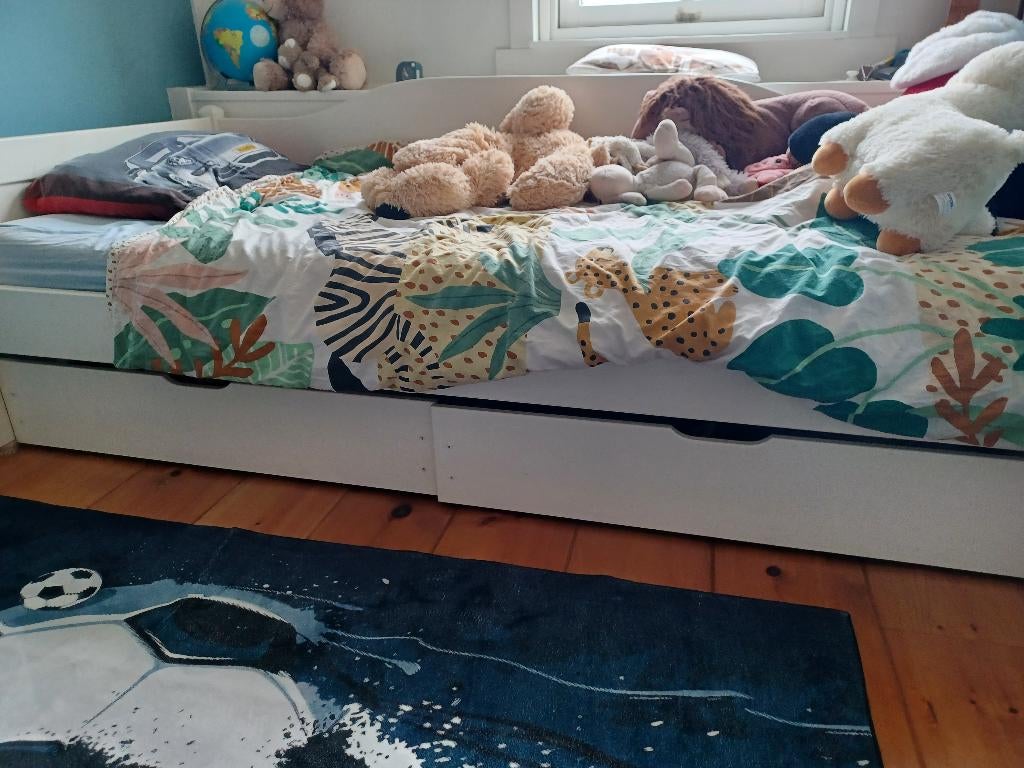 1 pers. Bed, Huis en Inrichting, Ophalen, Gebruikt, 90 cm, Eenpersoons