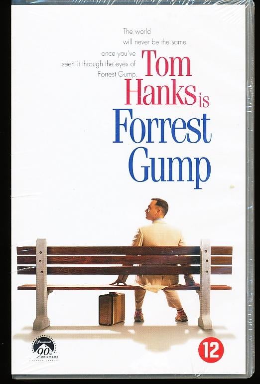 Forrest Gump - Tom Hanks - VHS - ( 12 ) nieuw, Vanaf 12 jaar, Verzenden, Nieuw in verpakking, Komedie