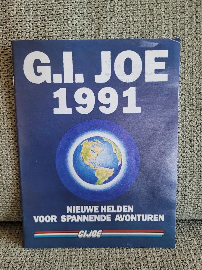 Vintage G.I. Joe 1991 folder/ Cobra /actionman /actionfigure, Ophalen of Verzenden, Zo goed als nieuw, Catalogus