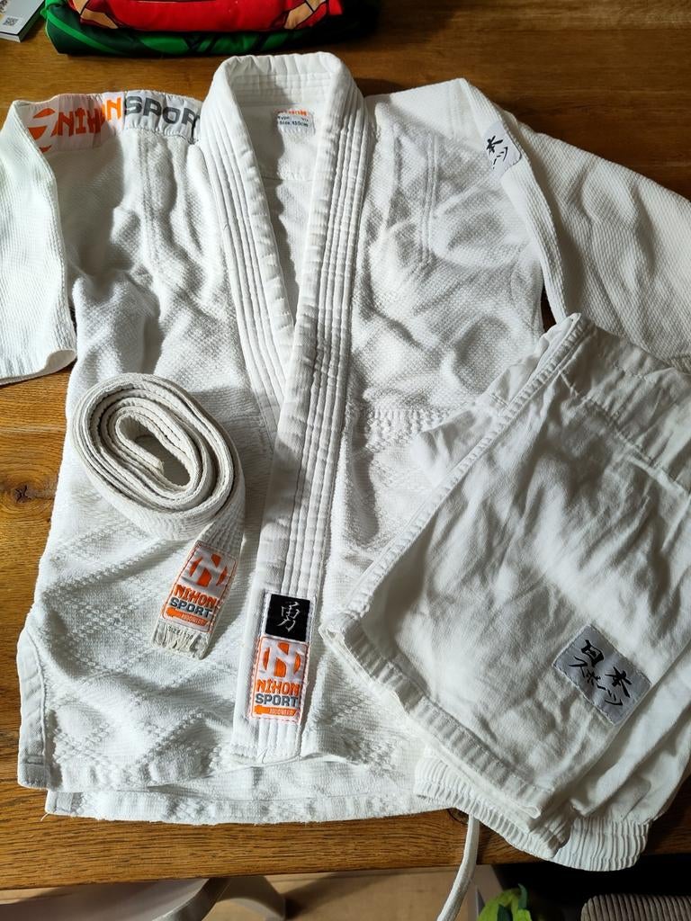 Judopak maat 130, Maat XS of kleiner, Ophalen of Verzenden, Gebruikt, Judo