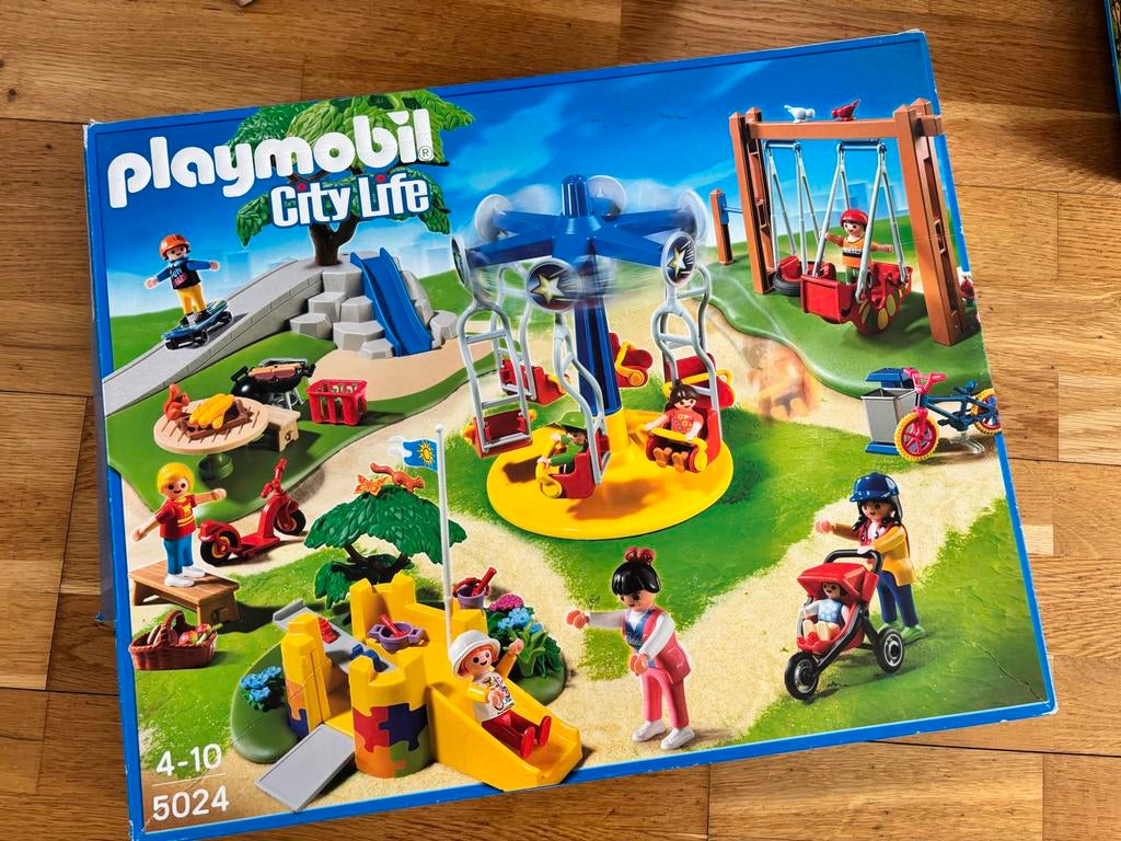 Playmobil City Life Speeltuin, Ophalen of Verzenden, Gebruikt, Complete set