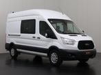 Ford Transit 2.0TDCi 130PK Dubbele Cabine 7-Persoons L3H3 |, Lederen bekleding, Gebruikt, Zwart, Wit