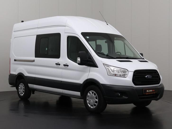 Ford Transit 2.0TDCi 130PK Dubbele Cabine 7-Persoons L3H3 |, Auto's, Bestelauto's, Te koop, ABS, Achteruitrijcamera, Airconditioning