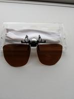 Overzetzonnebril met klepje  voor Dames en Heren, Ophalen of Verzenden, Zwart, Overige merken